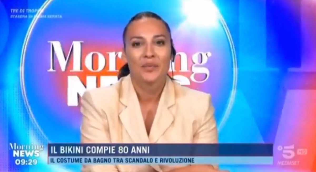 foto francesca manzini ospite morning news