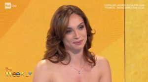 foto Lorella Boccia gaffe unomattina weekly