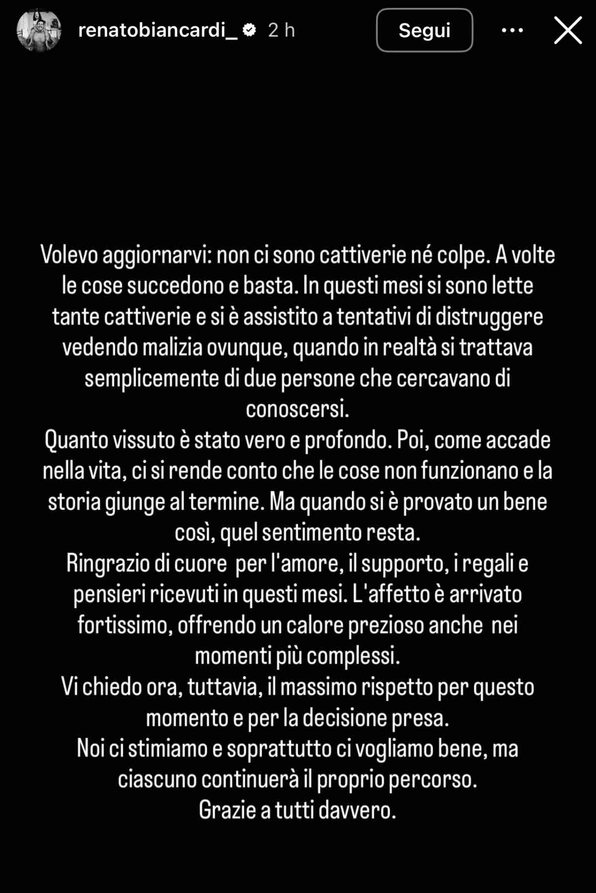 foto renato lucia gfvip rottura