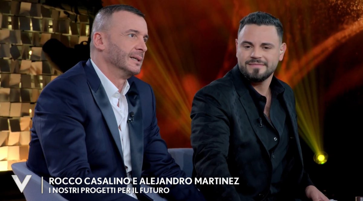 foto Rocco Casalino Alejandro Martinez gfvip