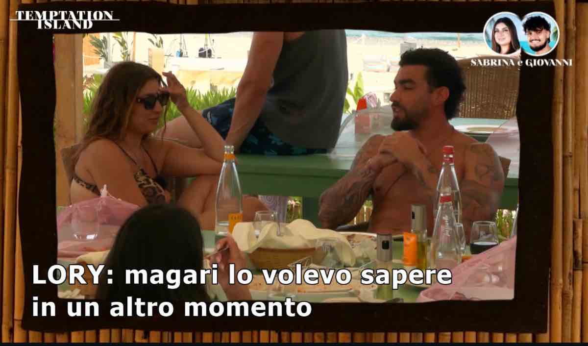 foto Sabrina Lory vicini temptation 