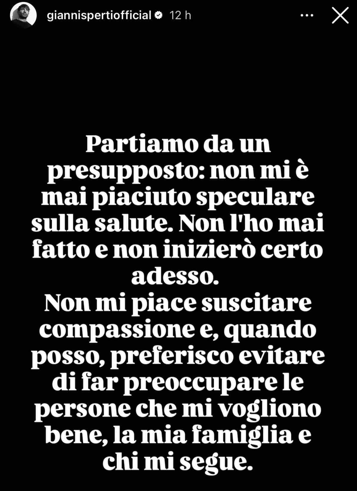 foto sfogo gianni sperti