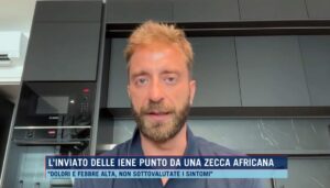 foto stefano corti morning news puntura zecca