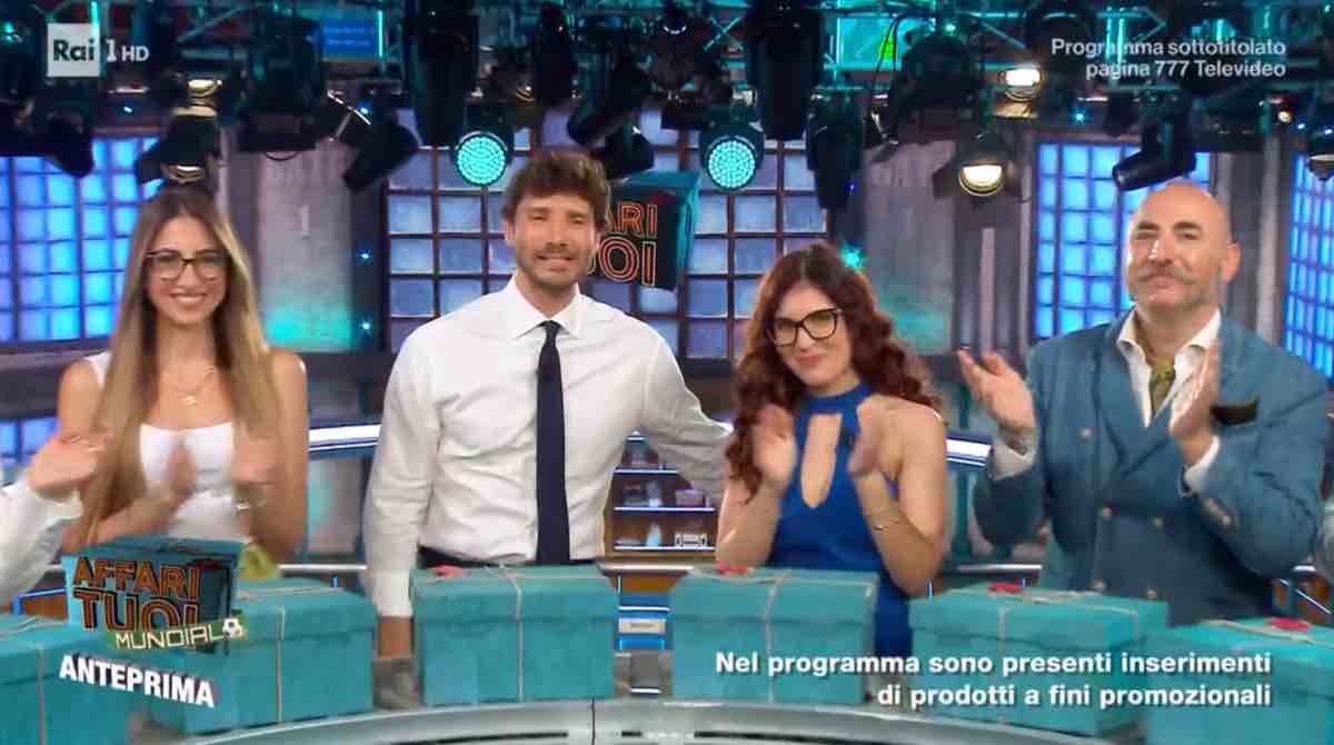 foto stefano de martino claudia affari tuoi