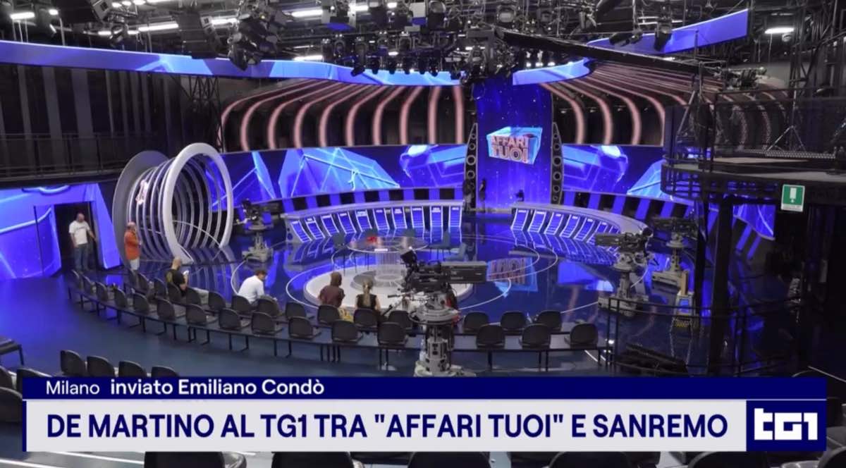 foto affari tuoi nuovo studio