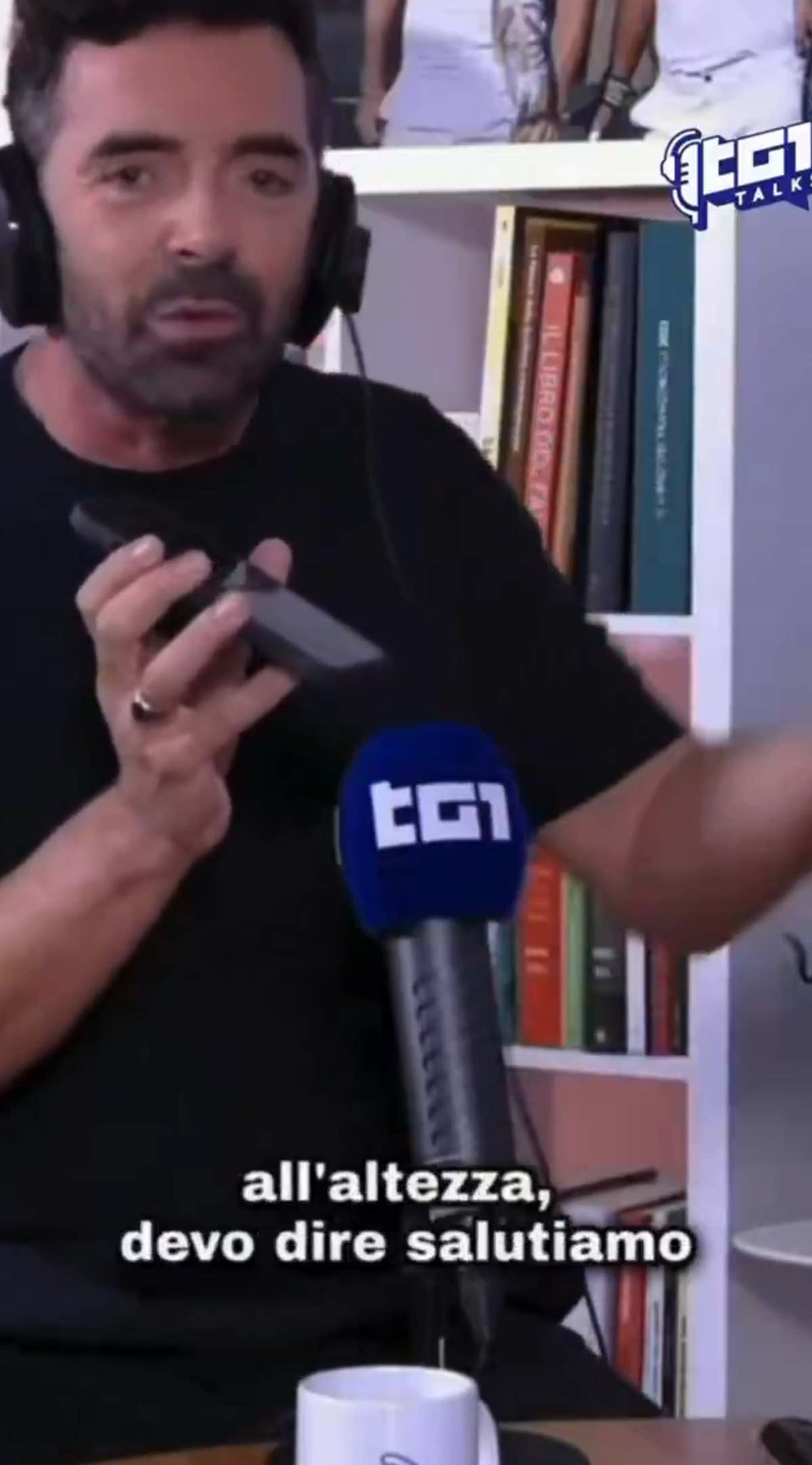 foto alberto matano giuria ballando