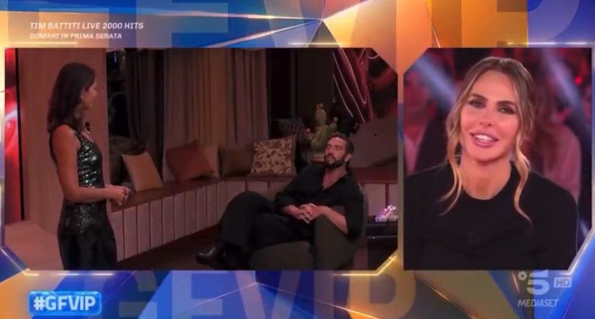 foto alex belli marina La rosa scontro gfvip anticipazioni