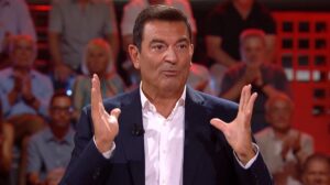 foto caduta libera max giusti ascolti 7 settembre