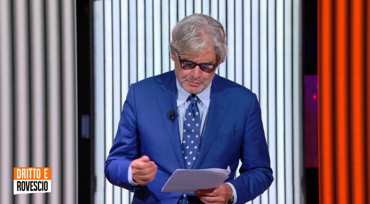 foto dritto e rovescio paolo del debbio ascolti