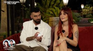 foto iris andrea temptation island e poi