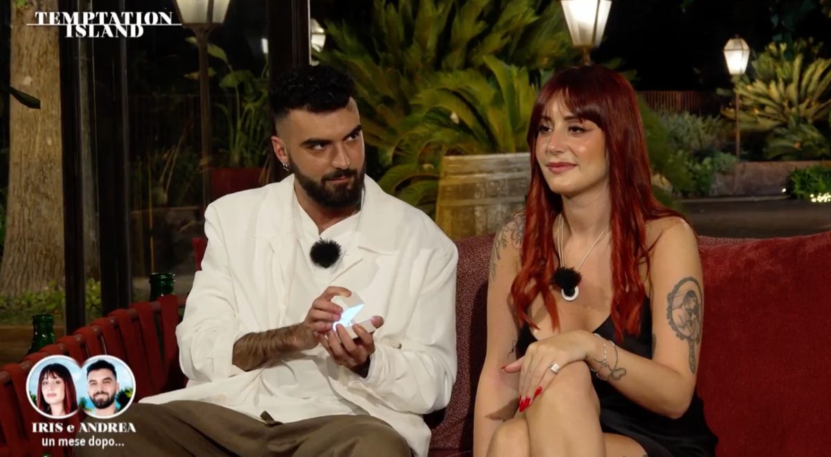 foto iris andrea temptation island e poi