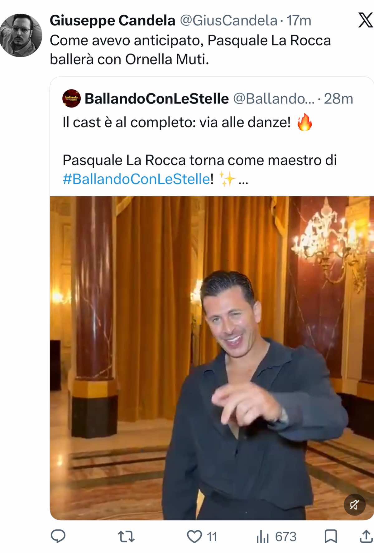 foto pasquale la rocca ornella muti ballando