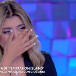 Verissimo, Sabrina di Temptation Island piange per Giovanni: “Mi manca”