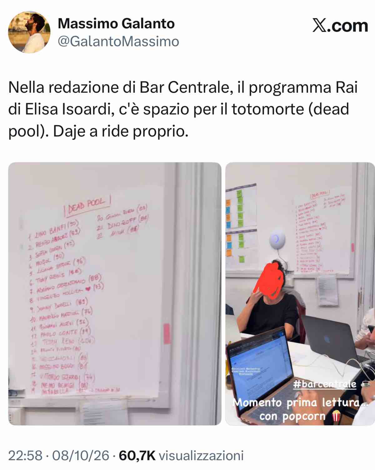foto gaffe redazione elisa Isoardi