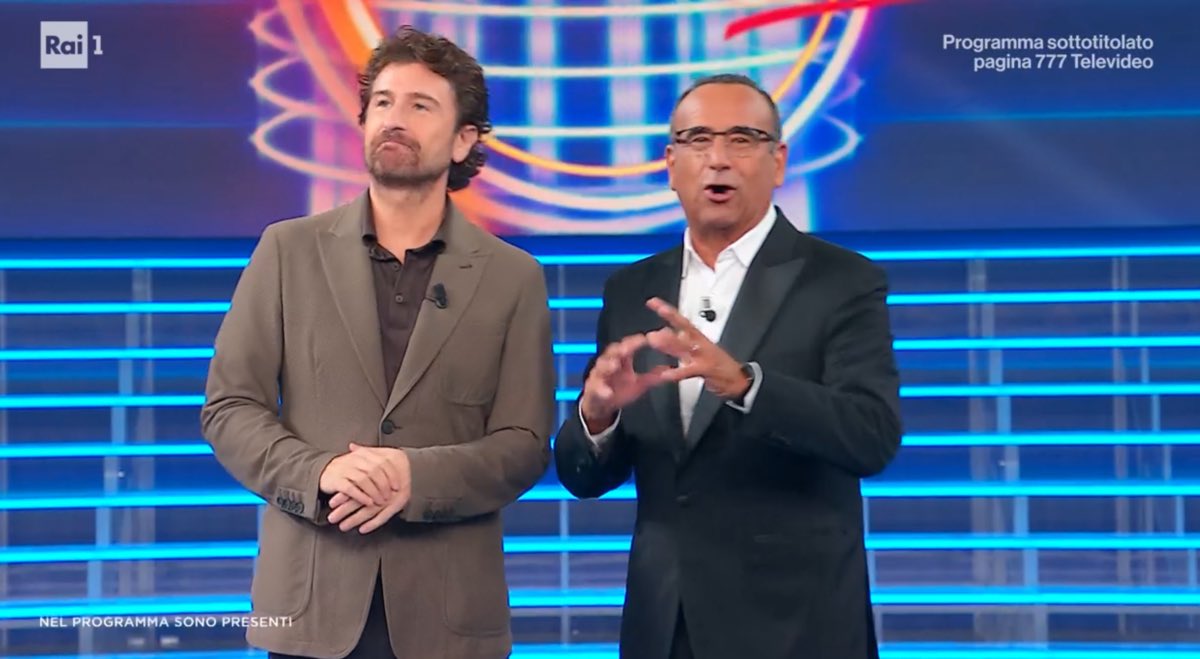 foto alessandro siano carlo conti tale e quale show