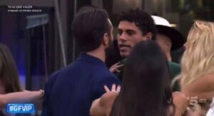 foto Alex Belli Roncaccia scontro gfvip