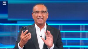 foto carlo conti tale e quale show 2 puntata