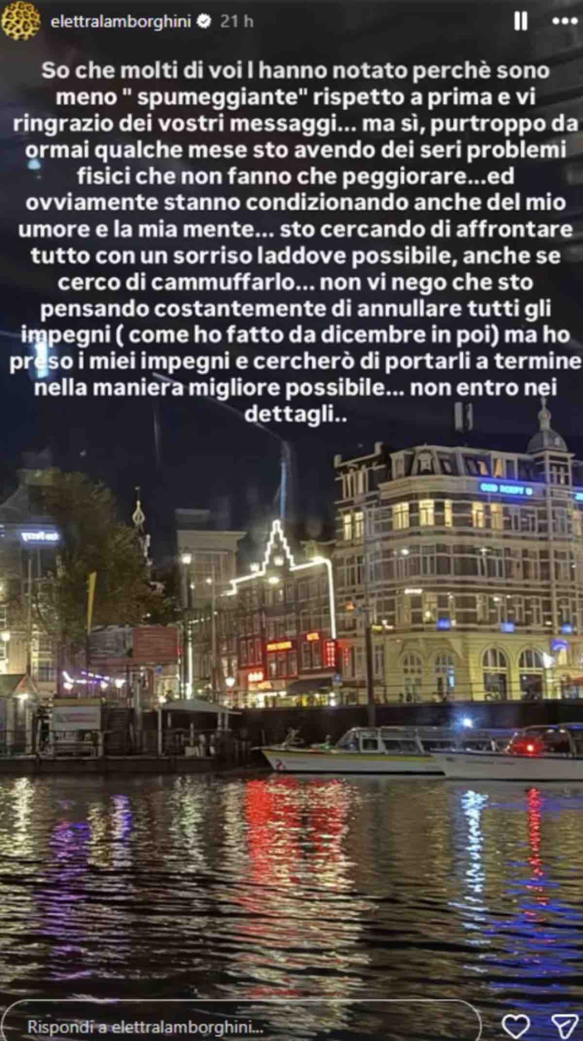 foto confessione elettra lamborghini