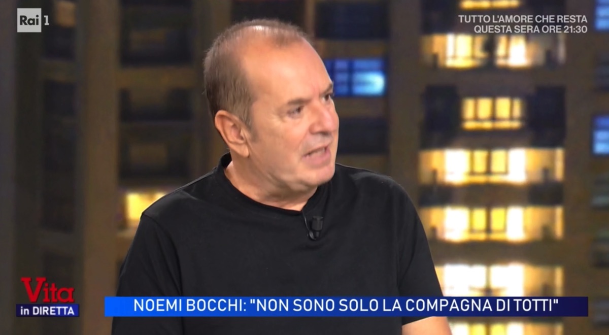 foto fabio canino vita in diretta Noemi bocchi