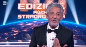 foto Fiorello tg1 edizione piu che straordinaria