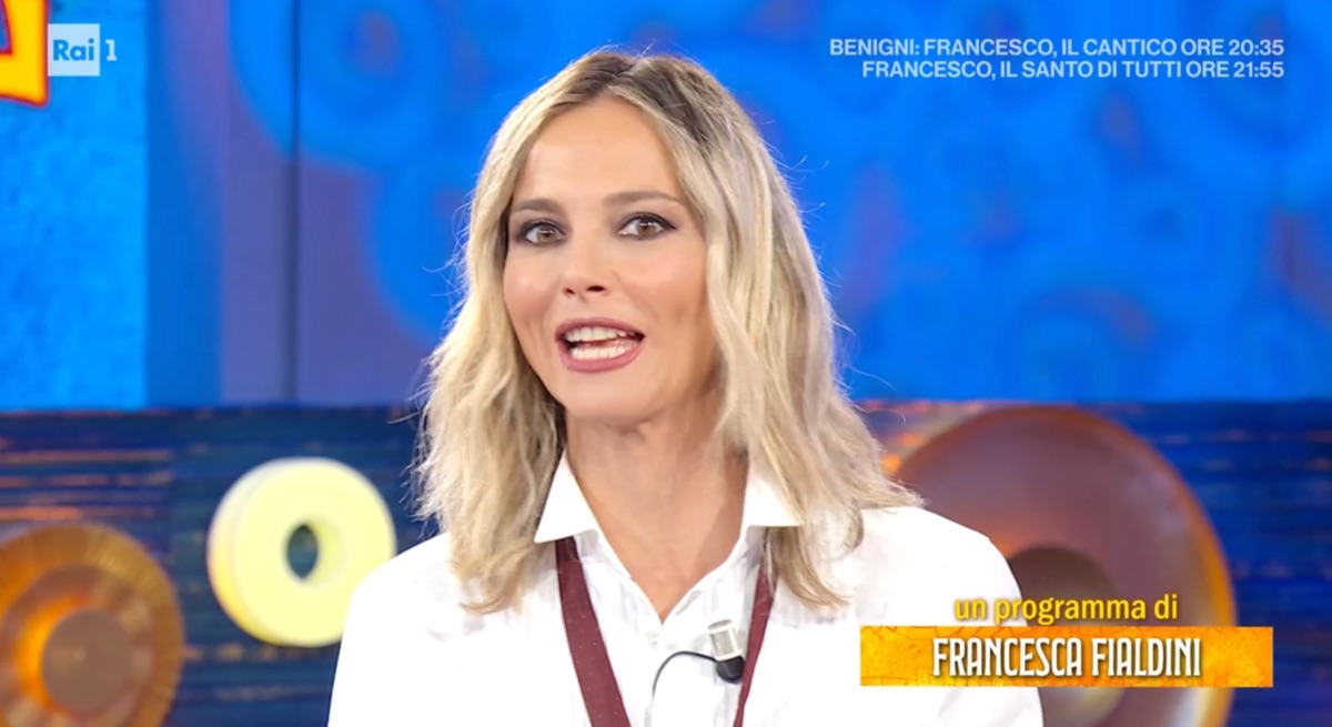 foto francesca fialdini da noi a ruota libera ascolti 4 ottobre