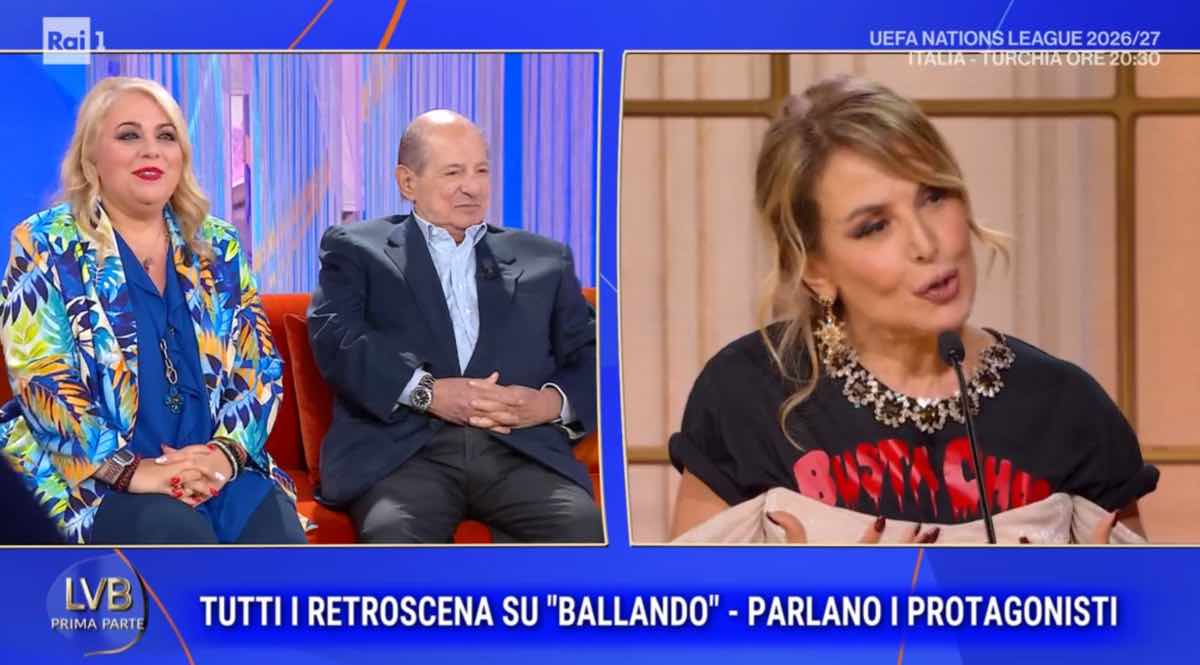 foto giancarlo magalli barbara durso ballando con le stelle