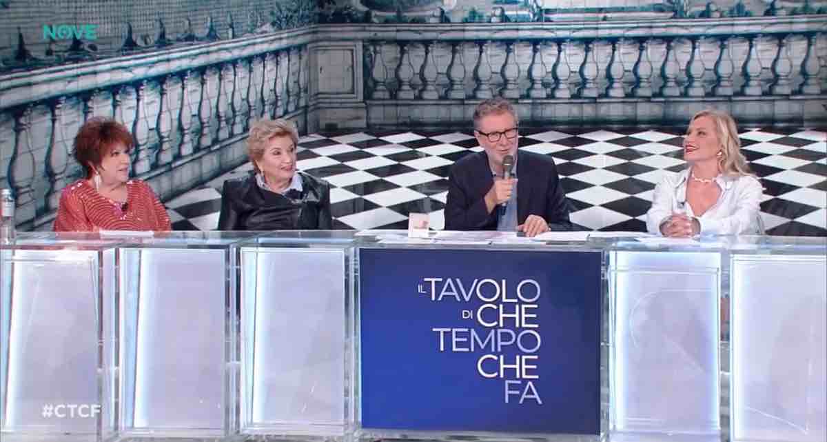 foto il tavolo di che tempo che fa prima puntata