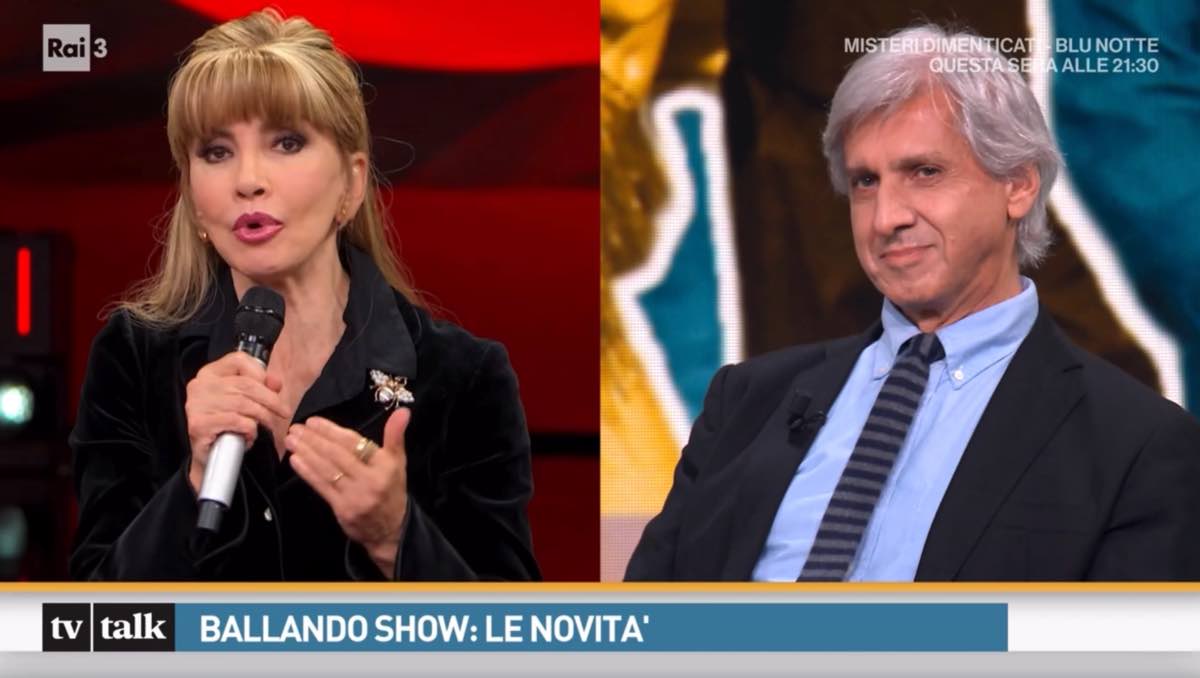 foto milly carlucci riccardo bocca tv talk